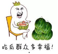 早上买菜群众吃瓜,买菜群众共享瓜果乐